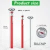 Itopfox 6 Pcs Stainless Steel Kitchen Thermometer With Long Stem For Oven Probe Meat Grill BBQ Cooking Chocolate Water Milk Frothing (Red) -Target KitchenAid GUEST 41effecd b3ee 4386 b5f8 4fc93068268b
