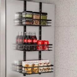 Acekool Over The Door Pantry Organizer – Heavy-Duty Metal Hanging Spice Rack With Adjustable Shelves For Kitchen & Bathroom Storage 12 Acekool Over The Door Pantry Organizer – Heavy-Duty Metal Hanging Spice Rack With Adjustable Shelves For Kitchen & Bathroom Storage -Target KitchenAid GUEST 423c99cd 2a98 43c3 a802 6d228ba02a97