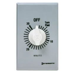 Intermatic - Indoor - Spring Wound Timer - Silver