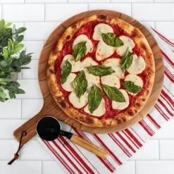 Gibson Elite 2 Piece Acacia Wood Serving Board And Pizza Cutter Set In Brown 10 Gibson Elite 2 Piece Acacia Wood Serving Board And Pizza Cutter Set In Brown -Target KitchenAid GUEST 42c665a5 aa02 4899 b4cf d23913447f10