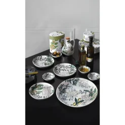 64oz Porcelain Olive Oil Serving Bowl - Rosanna