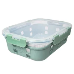 Lexi Home Rectangular Glass Food Storage Container With Snap-Lock Lid & Sage Silicone Sleeve -Target KitchenAid GUEST 43068c64 160e 4c00 9808 2759e762ec60