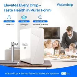 Waterdrop X12 Alkaline Mineral PH+ Reverse Osmosis System Includes 1 Extra F2 Filter