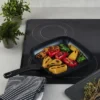 BergHOFF Helix Nonstick Ceramic Grill Pan 10.25", Recycled Aluminum, Black -Target KitchenAid GUEST 43460769 ad2b 4bac 90ef 3dd9b1390378