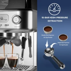 Espresso Machine With Grinder, Professional Coffee And Espresso Maker Combo 11 Espresso Machine With Grinder, Professional Coffee And Espresso Maker Combo -Target KitchenAid GUEST 43544100 ff28 47cc b2ea aca4c3cf54f2