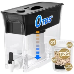 Waterdrop 35-Cup 0 TDS Slim Water Filter Dispenser, Large Capacity, Reduces TDS, Chlorine, PFOA/PFOS And More, BPA Free, Black (with 1 Filter) -Target KitchenAid GUEST 4355af59 f6f4 412d 806d d5f3ed728825