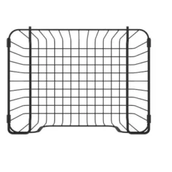 Oceanstar Stackable Metal Wire Storage Basket Set For Pantry, Countertop, Kitchen Or Bathroom – Black, Set Of 2 13 Oceanstar Stackable Metal Wire Storage Basket Set For Pantry, Countertop, Kitchen Or Bathroom – Black, Set Of 2 -Target KitchenAid GUEST 439fbeec 578d 472d b145 97f0f6254006