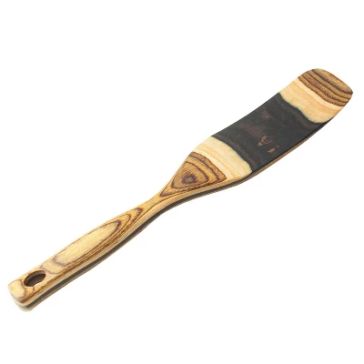 Island Bamboo Pakkawood 9-Inch Spurtle 8 Island Bamboo Pakkawood 9-Inch Spurtle - Image 6