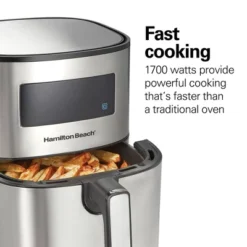 Hamilton Beach 5L Digital Air Fryer - Silver: Stainless Steel, 1700W, Digital Control, 1-Year Warranty, Hand Wash -Target KitchenAid GUEST 43bc3d42 ae4b 47b1 8846 6c0ada809d0e