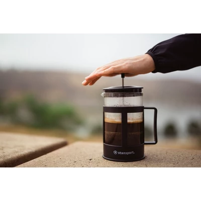 Stansport French Coffee Press 4 Cup Black 5 Stansport French Coffee Press 4 Cup Black - Image 3