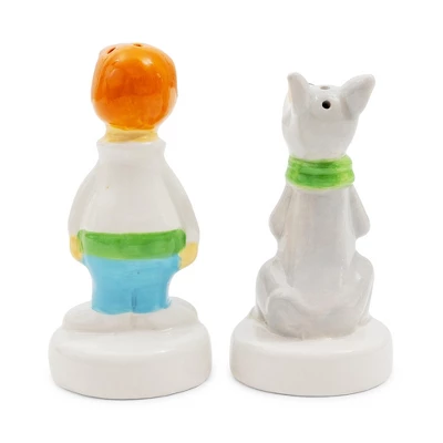 Silver Buffalo The Jetsons George And Astro Ceramic Salt And Pepper Shaker Set 5 Silver Buffalo The Jetsons George And Astro Ceramic Salt And Pepper Shaker Set - Image 3