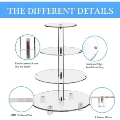 Four-Tier Acrylic Cupcake Stand, Large Cupcake Tray + LED String Lights Top Choice For Wedding & Birthday Party Decorations 11 Four-Tier Acrylic Cupcake Stand, Large Cupcake Tray + LED String Lights Top Choice For Wedding & Birthday Party Decorations -Target KitchenAid GUEST 447990c0 532a 4897 a39a 1ec9e1665241