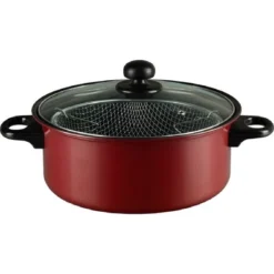 J&V TEXTILES Non-Stick 3-Piece Deep Fryer Set -Target KitchenAid GUEST 4499c9f4 1c3e 49e2 9cc2 7ffdee27f7ba