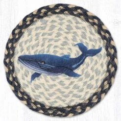 Earth Rugs Marine Life Blue Whale Printed 10" Round Jute Trivet -Target KitchenAid GUEST 44a12656 ae9b 41fd bcaf 5aae4bd6b8c3