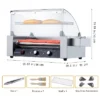 Commercial 30 Hot Dog 11 Roller Grill Cooker Machines 1650W With Cover & Shelf 2 Commercial 30 Hot Dog 11 Roller Grill Cooker Machines 1650W With Cover & Shelf -Target KitchenAid GUEST 44a313ab ea96 4435 85e7 0527cd1d2657