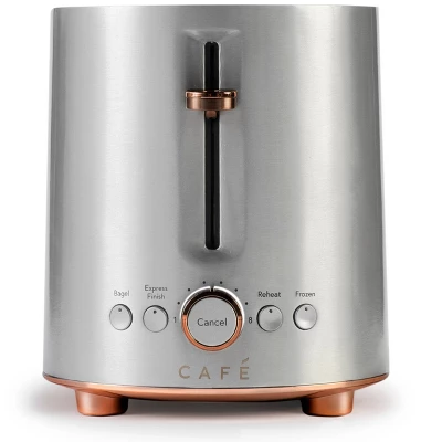 Café Express Finish 2 Slice Metal Toaster Stainless Steel: GE Appliances, 1600W, Defrost, Crumb Tray, Spot Clean 6 Café Express Finish 2 Slice Metal Toaster Stainless Steel: GE Appliances, 1600W, Defrost, Crumb Tray, Spot Clean - Image 4