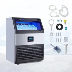 Acekool Commercial Ice Maker Machine, 200Lbs/24H With 65Lbs Storage, Stainless Steel,Auto Clean, 90 Cubes In 11-18 Mins With Water Filter -Target KitchenAid GUEST 450c65f8 63c1 4ee4 b325 b4212060235b