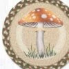Earth Rugs Light Mushroom Printed Round Jute Trivet With Nature-Inspired Design, 10 Inch Diameter -Target KitchenAid GUEST 452e4d5e e6d8 4e9a 922a 0a9b592be5ff