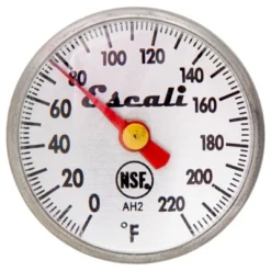 Escali Instant Read Dial Thermometer: Stainless Steel Food & Meat Thermometer, Reads Celsius & Fahrenheit, 0-220°F Range