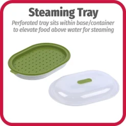 GoodCook BPA-Free Plastic Microwave Vegetable And Fish Steamer, Green,Green -Target KitchenAid GUEST 4561e38c bb97 472b 92b2 20ae593a53c1