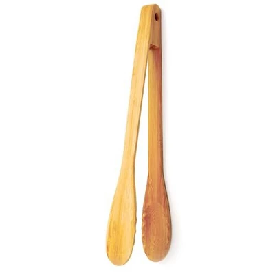 Norpro 12-inch Bamboo Tongs 8 Norpro 12-inch Bamboo Tongs - Image 6