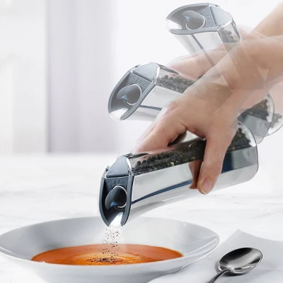 Trudeau 8" Graviti Plus Pepper Mill Chrome Finish 5 Trudeau 8" Graviti Plus Pepper Mill Chrome Finish - Image 3