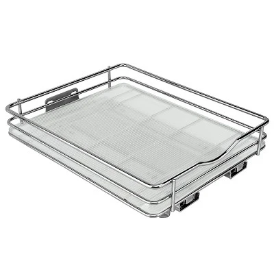 Lynk Professional 8" Wide Slide Out Spice Rack Upper Cabinet Organizer: Chrome-Plated Kitchen Storage With Ball Bearing Glides 12 Lynk Professional 8" Wide Slide Out Spice Rack Upper Cabinet Organizer: Chrome-Plated Kitchen Storage With Ball Bearing Glides - Image 10