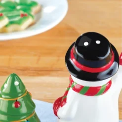 Collections Etc 2-Piece Cheerful Holiday Snowman Salt & Pepper Set -Target KitchenAid GUEST 465b3968 7179 4020 9c13 224ce02c6241