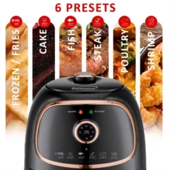 Brentwood AF-202BK 2 Quart Small Electric Air Fryer Copper With Timer And Temp Control 12 Brentwood AF-202BK 2 Quart Small Electric Air Fryer Copper With Timer And Temp Control -Target KitchenAid GUEST 472ba7c6 5e36 4013 a398 ca1a5ba83a98