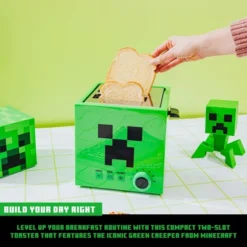 Ukonic Minecraft Green Creeper 2-Slice Toaster With Imprint Feature -Target KitchenAid GUEST 472ef86c 6c4c 414f b904 05f83d4141b9