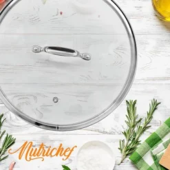 NutriChef Kitchen Cookware Stockpot Lid -Target KitchenAid GUEST 473928ce 06e3 48bd b48a 8d34c931fa19