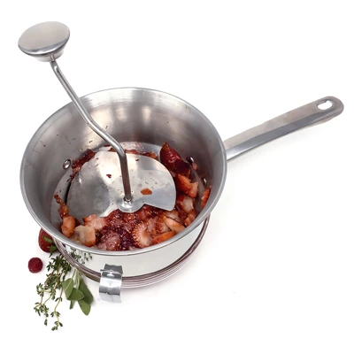 Norpro 2 Quart Multi Purpose Food Mill, Stainless Steel 4 Norpro 2 Quart Multi Purpose Food Mill, Stainless Steel - Image 2