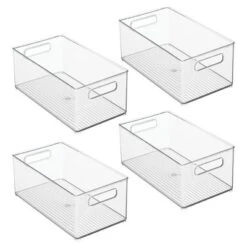 IDesign Plastic Stackable Fridge Bin With Handles, Set Of 4, Clear, Made In USA 18 IDesign Plastic Stackable Fridge Bin With Handles, Set Of 4, Clear, Made In USA -Target KitchenAid GUEST 47f6f122 f573 43d4 a9bb adaaec7f0d82