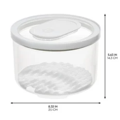 IDesign Round Produce Bin With Drainage Tray And Lid 15 IDesign Round Produce Bin With Drainage Tray And Lid -Target KitchenAid GUEST 48094c6b 5b64 429e b922 9ed2ed07e376