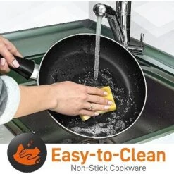 SereneLife 11 Piece Kitchenware Pots & Pans Set – Basic Kitchen Cookware, Black Non-Stick Coating Inside, Heat Resistant Lacquer (Black) 13 SereneLife 11 Piece Kitchenware Pots & Pans Set – Basic Kitchen Cookware, Black Non-Stick Coating Inside, Heat Resistant Lacquer (Black) -Target KitchenAid GUEST 482b0e4e baee 4407 af5d ceb3f83fffaf 1