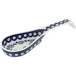 Blue Rose Polish Pottery P164 Manufaktura Large Spoon Rest