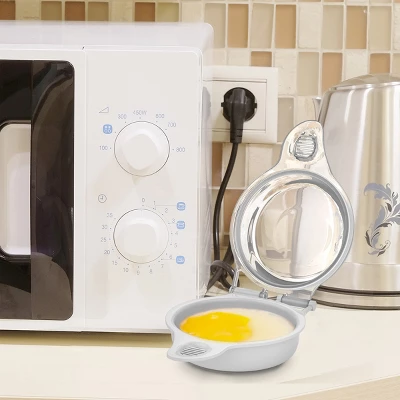 Hastings Home Microwave Egg Cooker And Portable Breakfast Omelet Maker - Two-Egg Capacity 3 Hastings Home Microwave Egg Cooker And Portable Breakfast Omelet Maker - Two-Egg Capacity