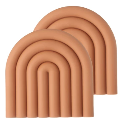 Unique Bargains U-shaped Heat Resistant Non-Slip Silicone Trivet Mat For Pots Coasters 2 Pcs 8 Unique Bargains U-shaped Heat Resistant Non-Slip Silicone Trivet Mat For Pots Coasters 2 Pcs - Image 6