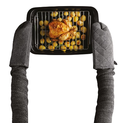 BergHOFF Graphite Non-stick Recycled Cast Aluminum Roaster With Removable Rack 16.5" X 11" X 2.75" 7 BergHOFF Graphite Non-stick Recycled Cast Aluminum Roaster With Removable Rack 16.5" X 11" X 2.75" - Image 5