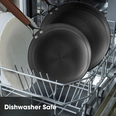 Nonstick Frying Pan, 12 Inch Cast Iron Skillet With Removable Handle, Honeycomb Cooking Surface Cast Iron Pan Dishwasher Safe 8 Nonstick Frying Pan, 12 Inch Cast Iron Skillet With Removable Handle, Honeycomb Cooking Surface Cast Iron Pan Dishwasher Safe - Image 6