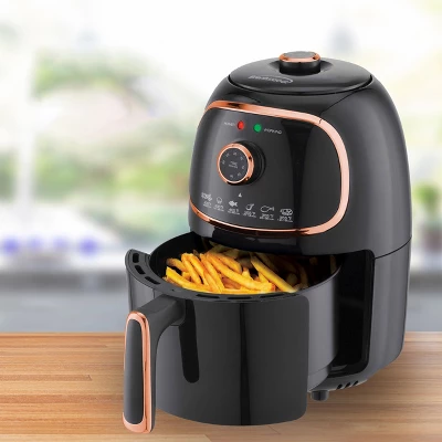 Brentwood AF-202BK 2 Quart Small Electric Air Fryer Copper With Timer And Temp Control 4 Brentwood AF-202BK 2 Quart Small Electric Air Fryer Copper With Timer And Temp Control - Image 2