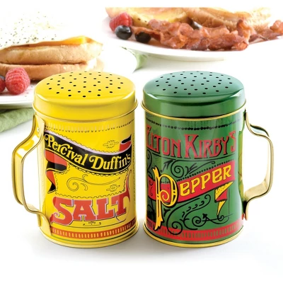 Collections Etc Unique Nostalgia Salt And Pepper Shaker Set Green 3 Collections Etc Unique Nostalgia Salt And Pepper Shaker Set Green
