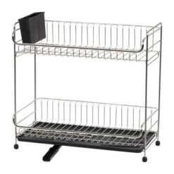 IRIS 2 Tier Stainless Steel Compact Dish Rack 24 IRIS 2 Tier Stainless Steel Compact Dish Rack -Target KitchenAid GUEST 49abfdd0 960e 443b 9257 47e02575a02f