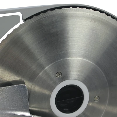 NESCO 8.6" Food Slicer: Stainless Steel Electric Kitchen Slicer, 180W, Blade Guard, Silver 5 NESCO 8.6" Food Slicer: Stainless Steel Electric Kitchen Slicer, 180W, Blade Guard, Silver - Image 3