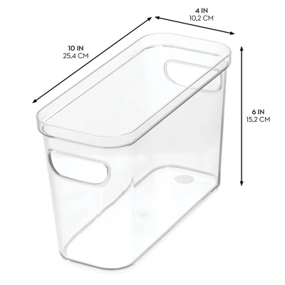 IDesign Plastic Pantry Bin For Kitchen Organizing - Set Of 4 - Clear 5 IDesign Plastic Pantry Bin For Kitchen Organizing - Set Of 4 - Clear - Image 3