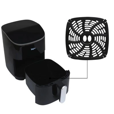 Total Chef Digital Air Fryer 5 Qt 8 Cooking Presets Touch Controls: Black, 1300W, Grill & Bake, Dishwasher-Safe Parts 10 Total Chef Digital Air Fryer 5 Qt 8 Cooking Presets Touch Controls: Black, 1300W, Grill & Bake, Dishwasher-Safe Parts - Image 8