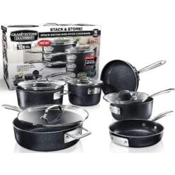 Granitestone Pro Stackmaster 10 Piece Aluminum Space Saving Nonstick Cookware Set -Target KitchenAid GUEST 4acf952d 5f30 4d46 ae2d caddd3da705b