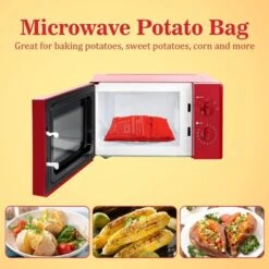 Itopfox Microwave Potato Bag For Baking, Reusable Steam Pocket Cooker For Potatoes, Corn, Bread, And Tortillas, Washable Fabric -Target KitchenAid GUEST 4b265389 6361 41c1 adae fc7efc948ad1