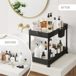 StorageBud 2-Tier Under Sink Organizer 16 StorageBud 2-Tier Under Sink Organizer -Target KitchenAid GUEST 4b55d01e 8114 4a0e ab3a 354f1dbc9b8c