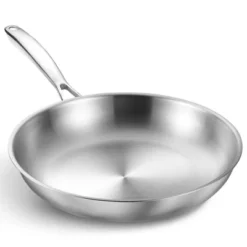 KOCH SYSTEME CS Stainless Steel Pan, 10inch/12inch Tri-Ply Stainless Steel Frying Pan With Stay-Cool Handle, Sliver -Target KitchenAid GUEST 4b719ac7 2df4 4827 91a8 d8b6a263c6c8